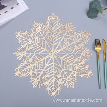 Snow shape coffe mat
